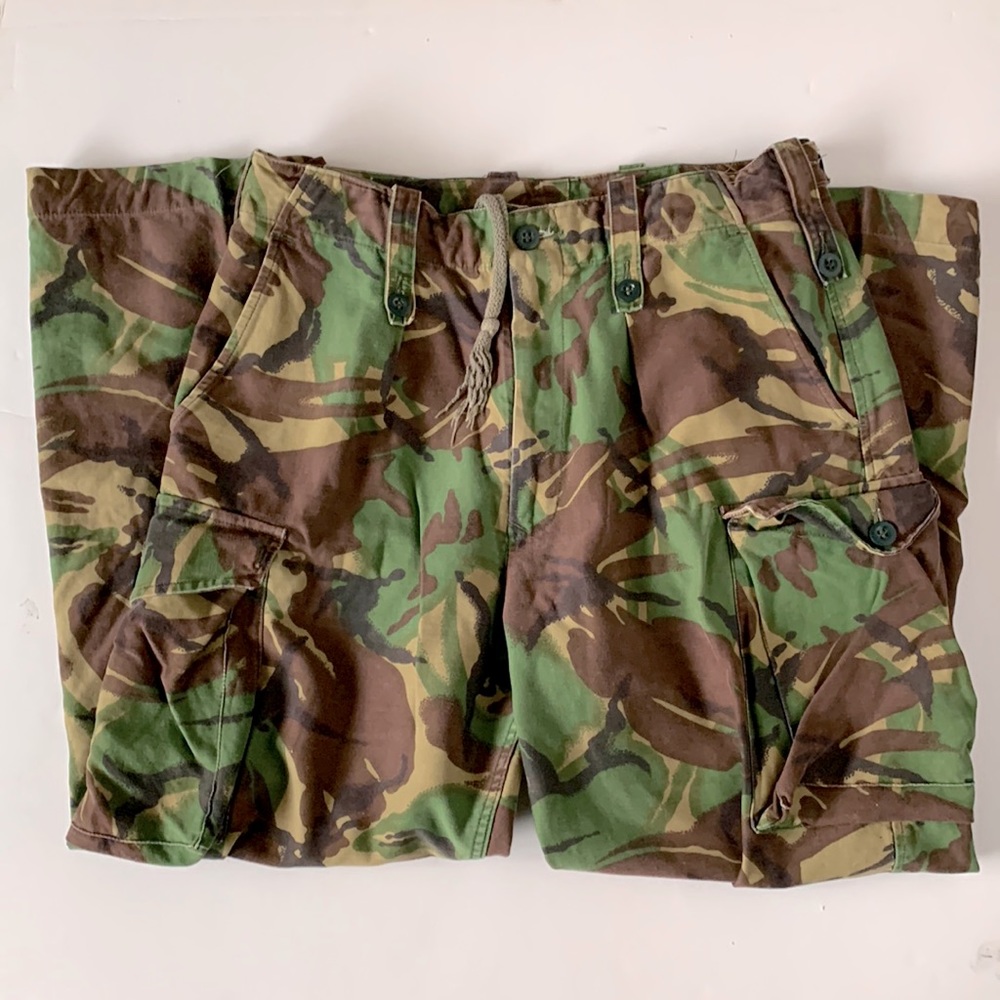 Vintage Woodland Camouflage BDU military fatigues
